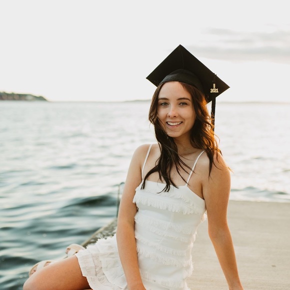 White Princess Polly Ruffle Mini Dress - Picture 3 of 3